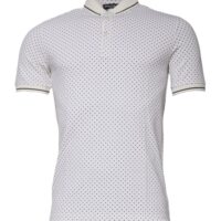 6282421-1.jpeg Dolce & Gabbana valge täpiline kraega polosärk