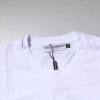 Dolce & Gabbana Valge logoaplikatsiooniga T-särk
