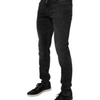 Dolce & Gabbana mustad kitsas lõikega meeste teksad