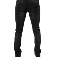 Dolce & Gabbana mustad kitsas lõikega meeste teksad