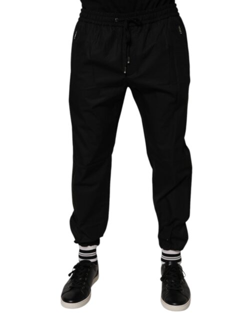 Dolce & Gabbana mustad meeste jogger-püksid 2 Dolce & Gabbana mustad meeste jogger-püksid