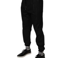 Dolce & Gabbana mustad meeste jogger-püksid 8 Dolce & Gabbana mustad meeste jogger-püksid