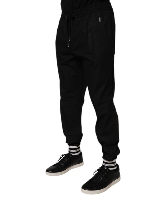 Dolce & Gabbana mustad meeste jogger-püksid 3 Dolce & Gabbana mustad meeste jogger-püksid