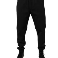 6357135.jpeg Dolce & Gabbana Mustad meeste jogger-püksid