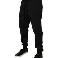 6357136.jpeg Dolce & Gabbana Mustad meeste jogger-püksid