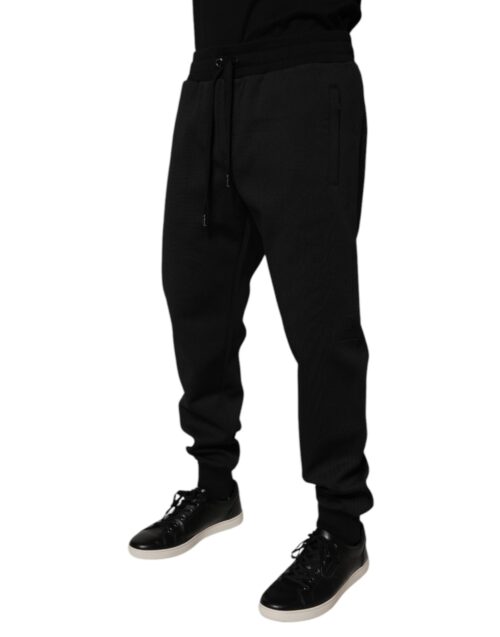 6357136.jpeg Dolce & Gabbana Mustad meeste jogger-püksid