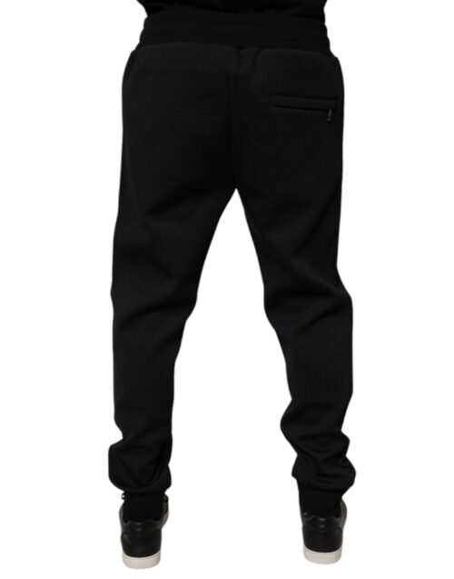 6357137.jpeg Dolce & Gabbana Mustad meeste jogger-püksid