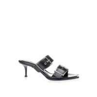 Alexander McQueen Mustad stilettokontsaga sandaalid