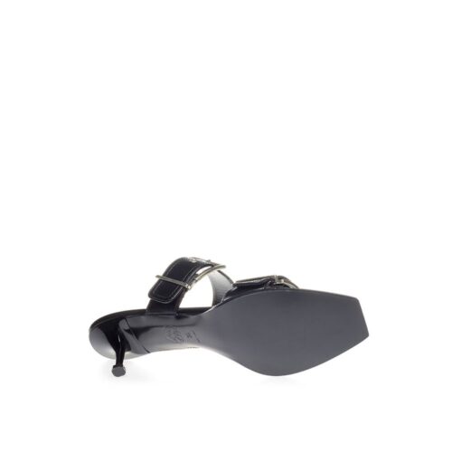 Alexander McQueen Mustad stilettokontsaga sandaalid