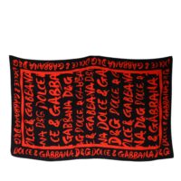 6434853-1.jpeg Dolce & Gabbana Black Red Logo Print rannarätik