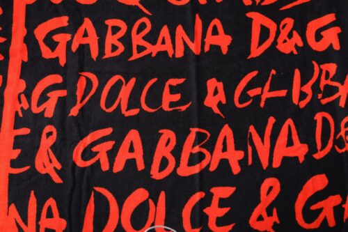 6434856.jpeg Dolce & Gabbana Black Red Logo Print rannarätik