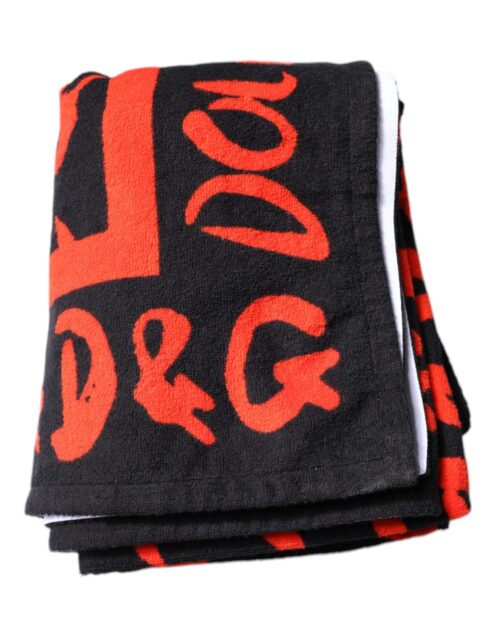 6434857.jpeg Dolce & Gabbana Black Red Logo Print rannarätik