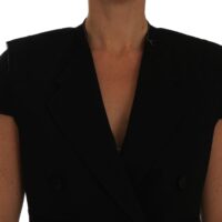 Dolce & Gabbana must lühike crop bleiser