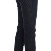 Dolce & Gabbana Sinised täpilised slim capri-teksad