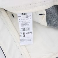 Dolce & Gabbana Sinised täpilised slim capri-teksad