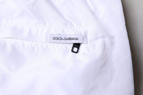Dolce & Gabbana valged triibulised ujumispüksid 2 tk