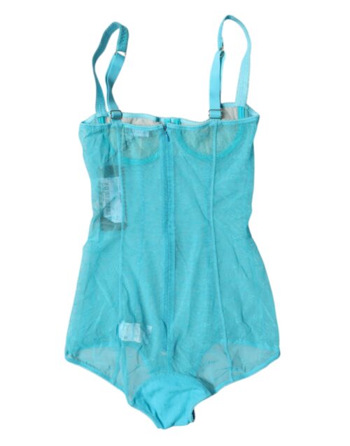 6469823.jpeg Dolce & Gabbana sinine tüllist balconette bodi