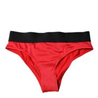 Dolce & Gabbana punased keskmise vöökõrgusega püksikud