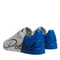 Dolce & Gabbana valge-sinised madala säärega tossud Portofino