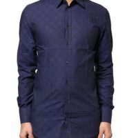 6498961.jpeg Dolce & Gabbana Sinine ruuduline tartan GOLD pidulik triiksärk