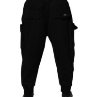 Dolce & Gabbana mustad cargo-jogger dressipüksid