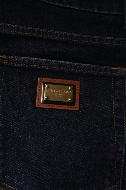 Dolce & Gabbana tumesinised kitsad teksad