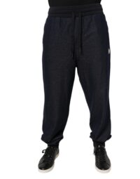 Dolce & Gabbana Mustad jogger-dressipüksid