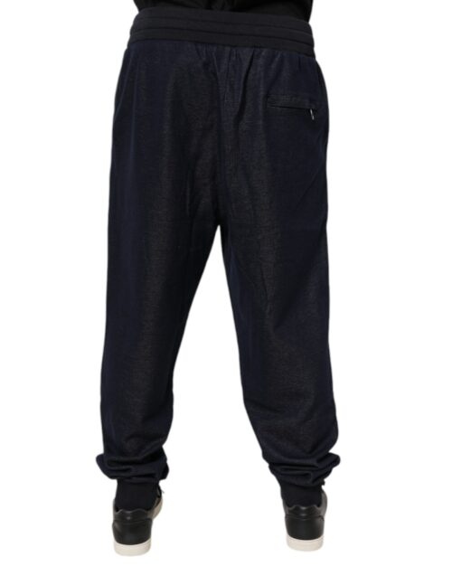 Dolce & Gabbana Mustad jogger-dressipüksid