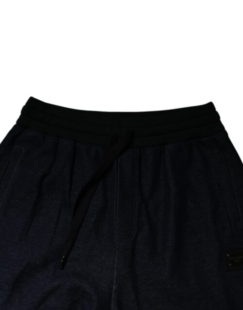 Dolce & Gabbana Mustad jogger-dressipüksid