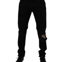 Dolce & Gabbana mustad skinny meeste teksad
