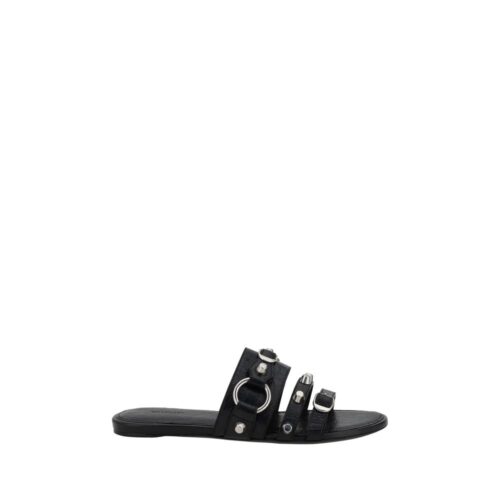 Balenciaga Black flat sandaalid Bos Taurus