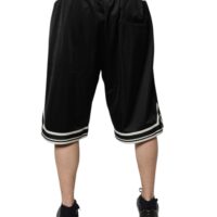 6667789.jpeg Dolce & Gabbana must-valged meeste bermuda dressipüksid