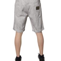 Dolce & Gabbana helehallid meeste teksabermuudapüksid