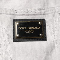 Dolce & Gabbana helehallid meeste teksabermuudapüksid
