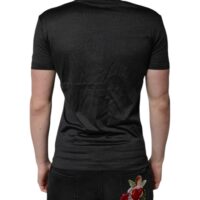 Dolce & Gabbana tumehall V-kaelusega T-särk