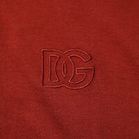 Dolce & Gabbana Punane DG logo meeste polosärk