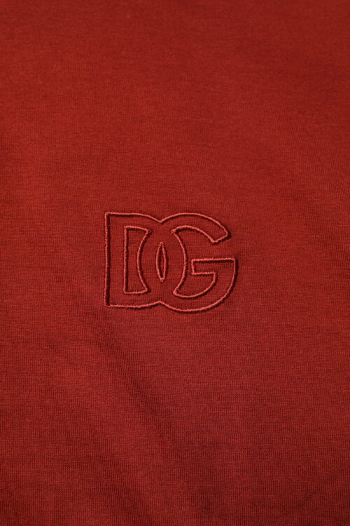 Dolce & Gabbana Punane DG logo meeste polosärk