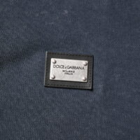 Dolce & Gabbana tumesinine logoplaadiga meeste polosärk