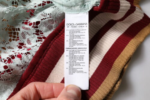 Dolce & Gabbana Mitmevärviline lilleline pitskardigan