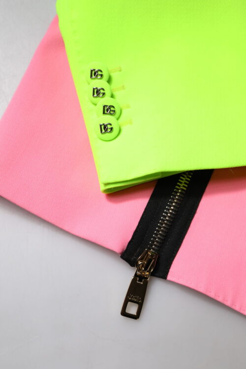 6729389.jpeg Dolce & Gabbana Mitmevärviline Patchwork kaabu-mantel