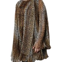 Dolce & Gabbana pruun leopardimustriga kleit