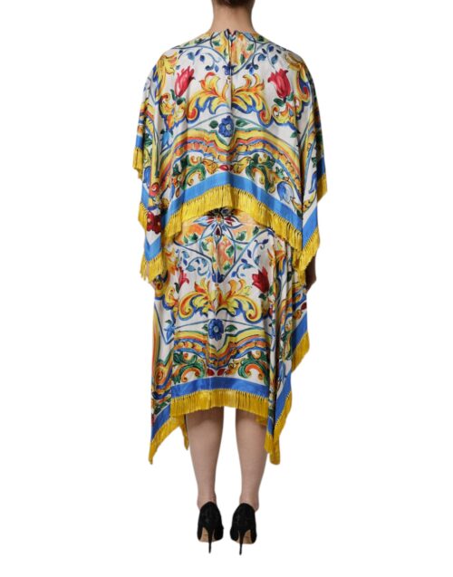6729719.jpeg Dolce & Gabbana mitmevärviline Majolica kaftan maksikleit