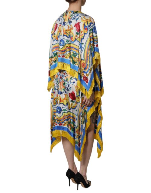 6729725.jpeg Dolce & Gabbana mitmevärviline Majolica kaftan maksikleit