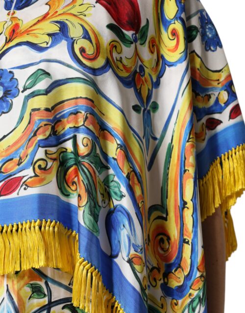6729735.jpeg Dolce & Gabbana mitmevärviline Majolica kaftan maksikleit