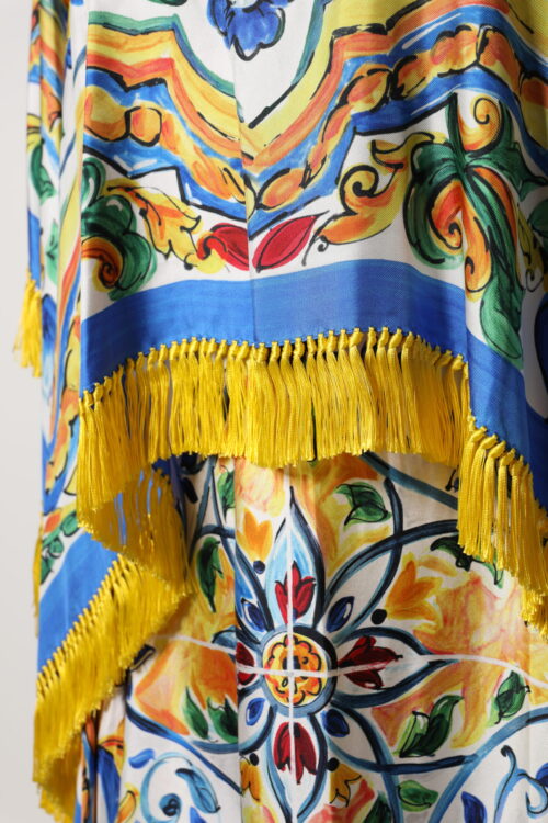 6729740.jpeg Dolce & Gabbana mitmevärviline Majolica kaftan maksikleit