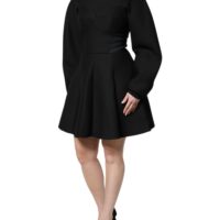 Dolce & Gabbana Must A-lõikeline minikleit pikkade varrukatega