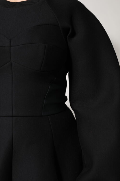 Dolce & Gabbana Must A-lõikeline minikleit pikkade varrukatega