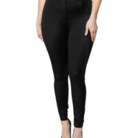 Dolce & Gabbana mustad kõrge vöökohaga slim fit püksid