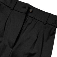 Dolce & Gabbana mustad kõrge vöökohaga slim fit püksid