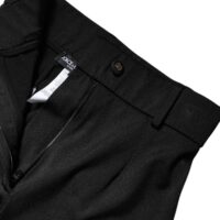 6732335.jpeg Dolce & Gabbana mustad kõrge vöökohaga slim fit püksid